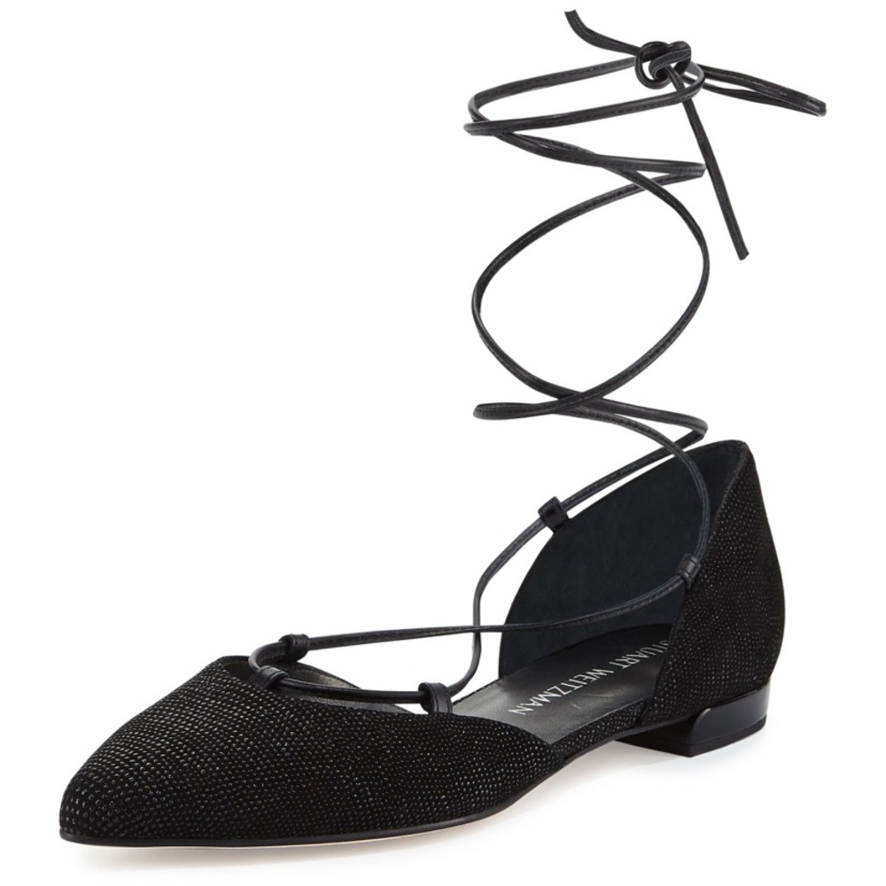 SALE Stuart Weitzman lace up flats